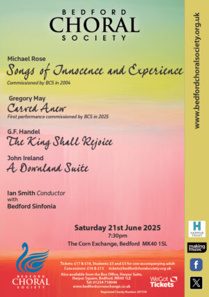 Handel – Coronation Anthem / Rose- Songs of Innocence & Experience / May – Carved Anew